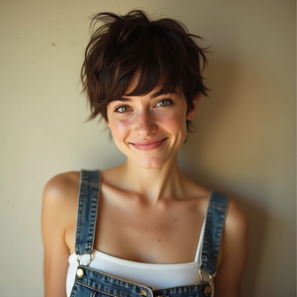 Young Woman with Mischief and Charm