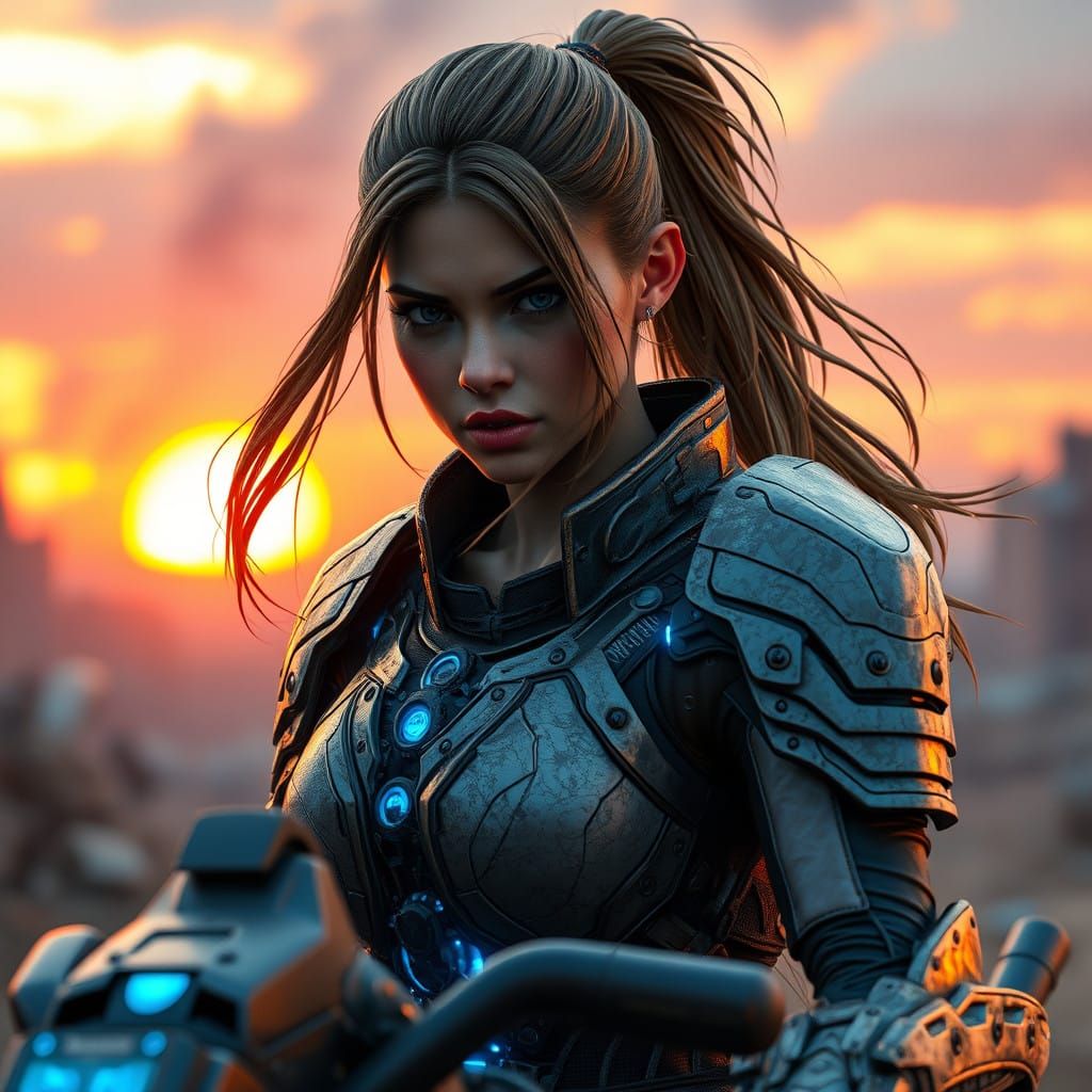 The warrior girl