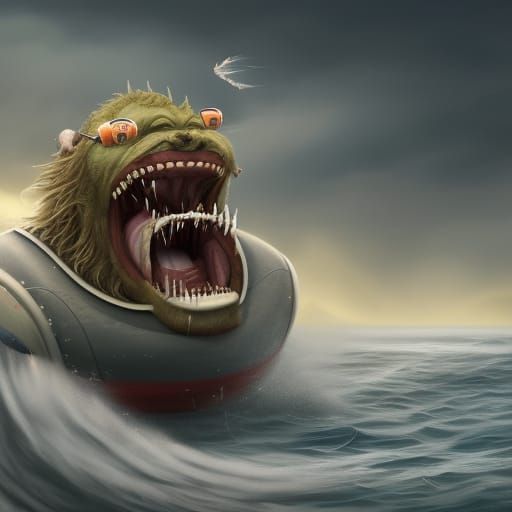 Bugbear Dentist Plays Soccer During Tidal Wave