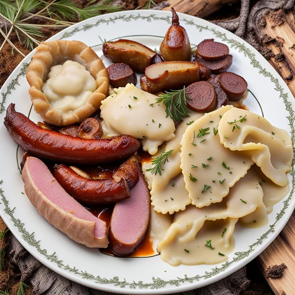 Medieval King's Rustic Gourmet Camp Food