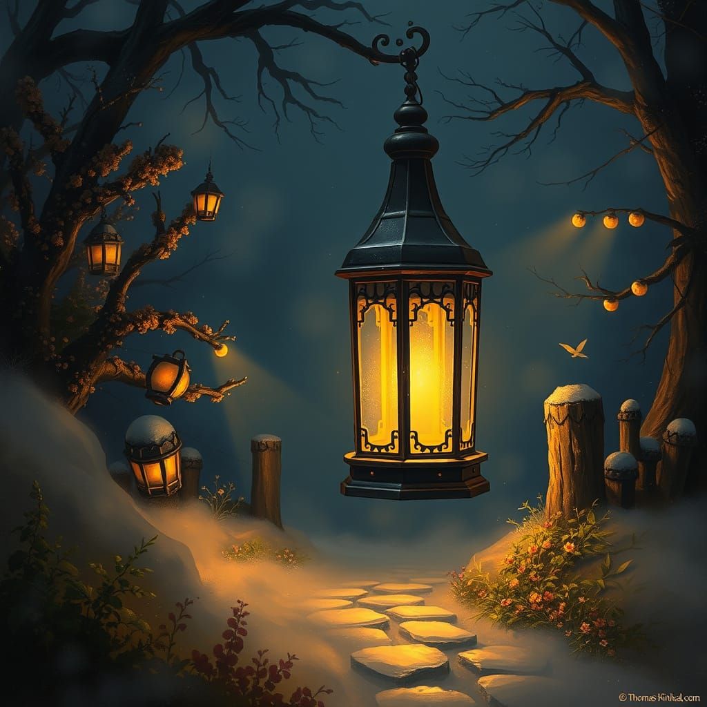Lantern Lights the Way Home in Dreamy Style