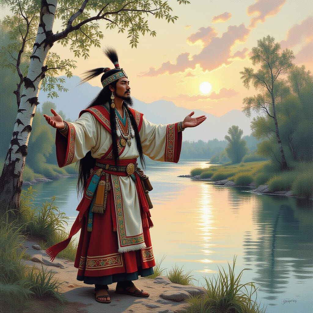 Türk Tengri Shaman by Serene River