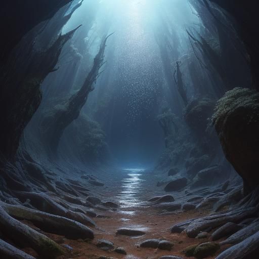 Elegant Gorgon with Prehensile Hair in Cinematic Style