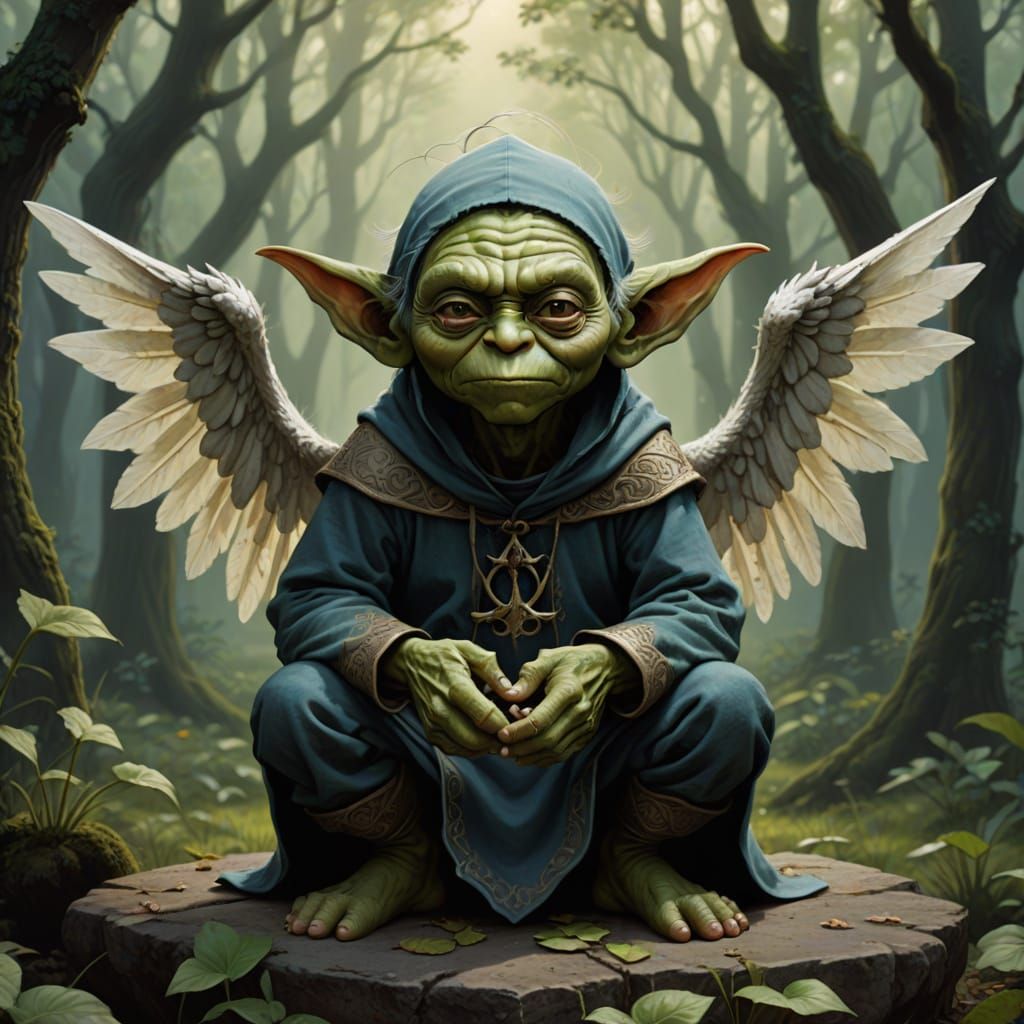 Ethereal Goblin in Celestial Whispers