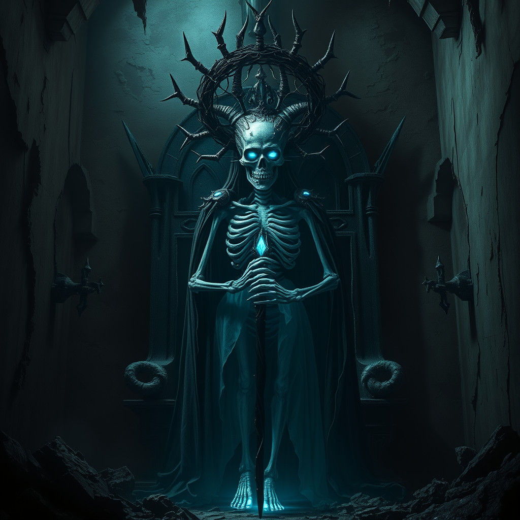 Eternal Queen in Decayed Throne Room