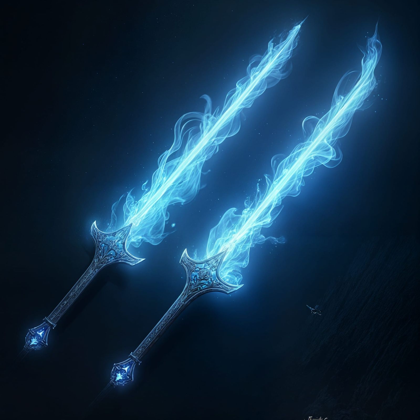Vibrant Blue Blade Saga