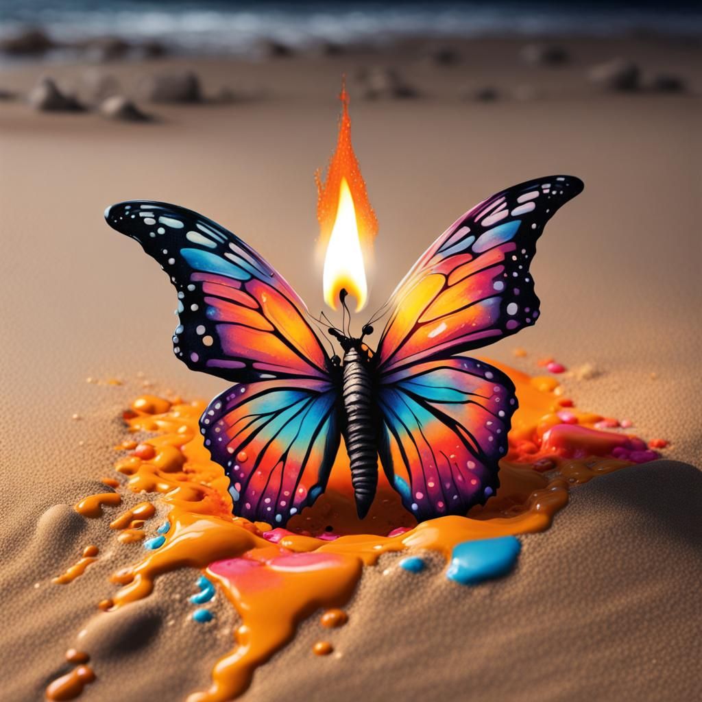 Butterfly Candle