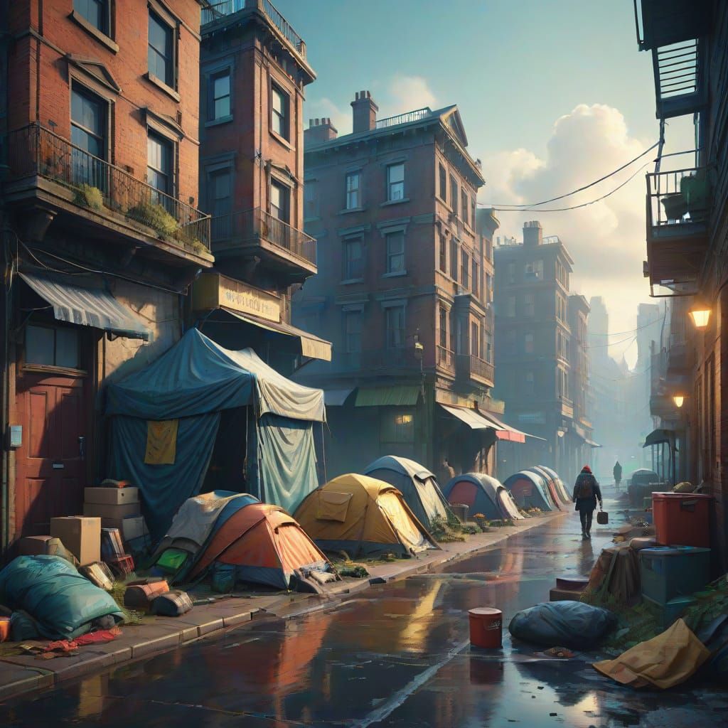 World Homeless Day: Fantastical Matte Painting