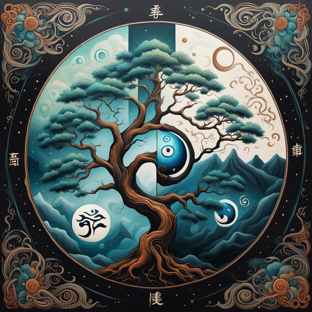Tree and Yin Yang: Taoist Duality in Zen Art