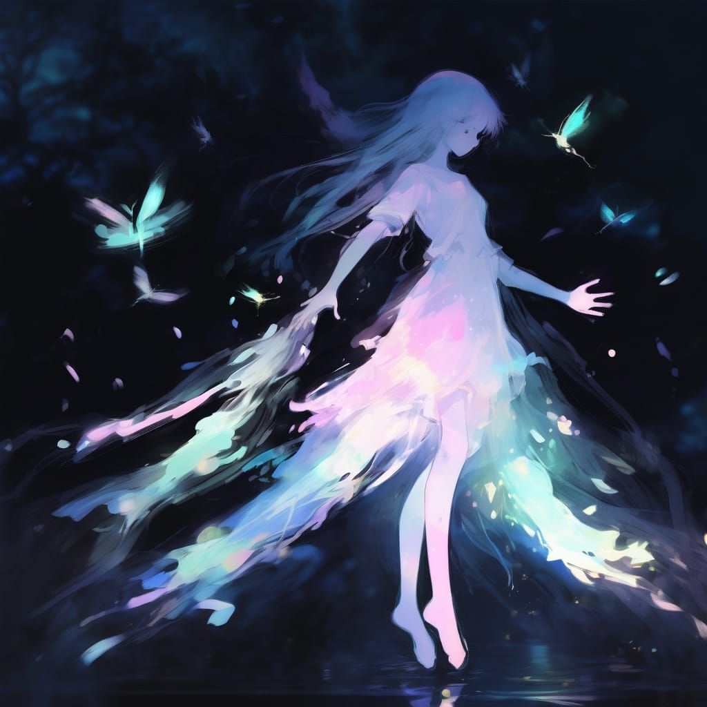 Luminous Figures Dancing: Impressionistic Anime Art