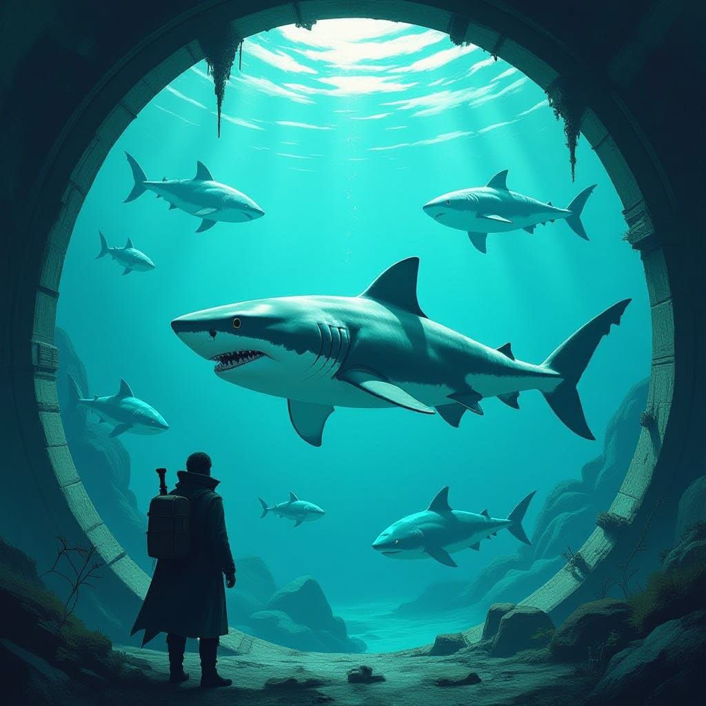 Explorer Finds Secret Underground World With Giant Shark