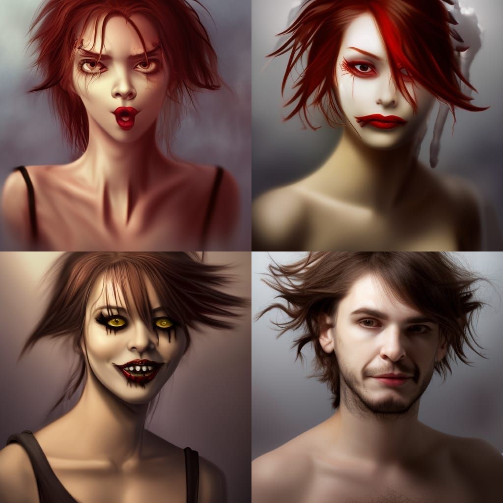 Vampire Fangs: A Narcissistic Suicidal Portrait