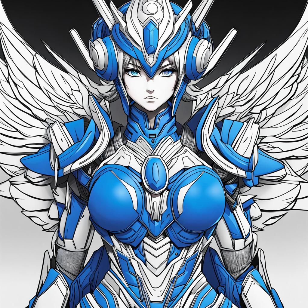 Epic Anime Line Art Sketch in UHD