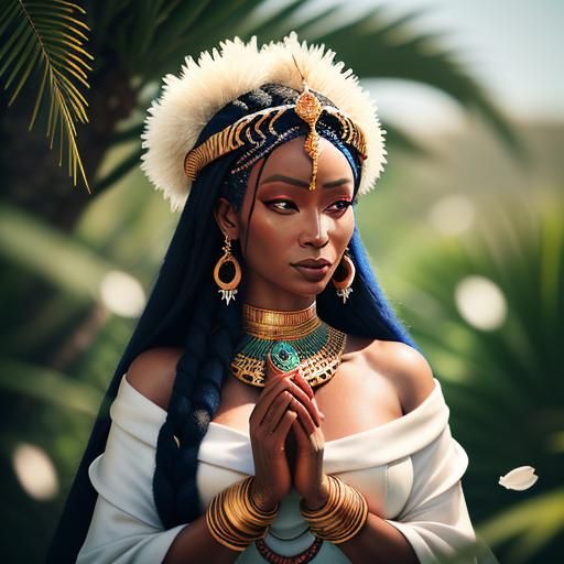 Berber Goddess Sho’risdal: Mother of Bounty, DSLR Photo