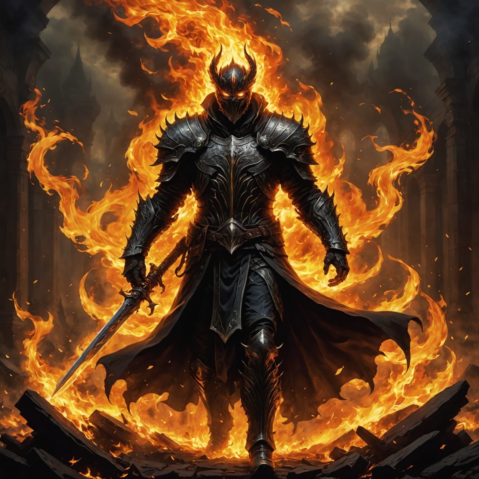 Mysterious Creator Emerge from Flames in a Blaze of Glory