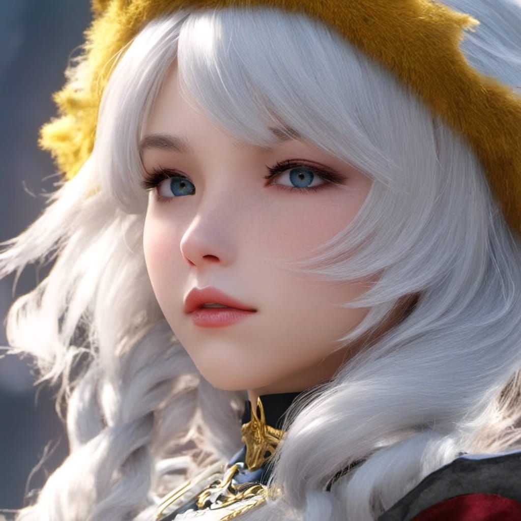 Detailed Anime Portrait in Genshin Impact Style