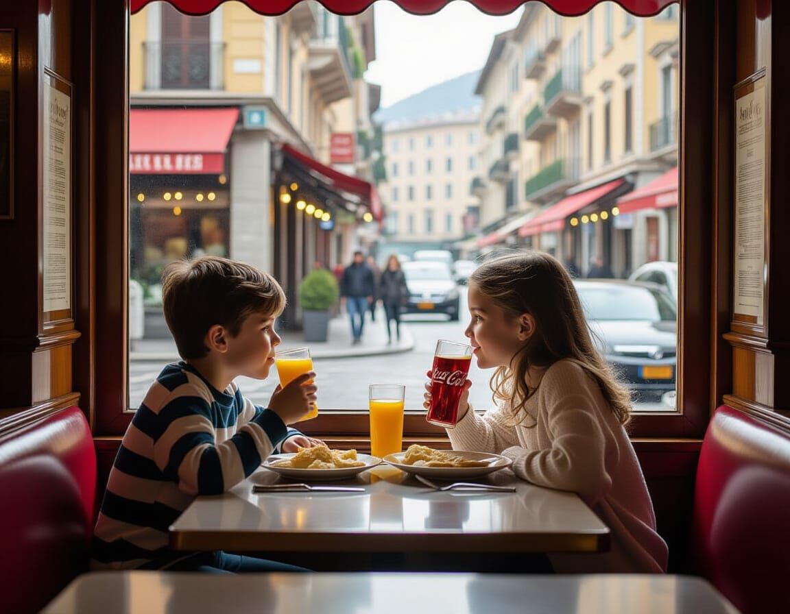 Scenes from an italian restaurant