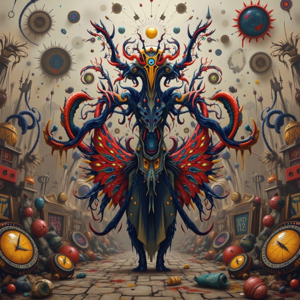 <lora:Monsters:1.0> <lora:Raw Shock:1.0>