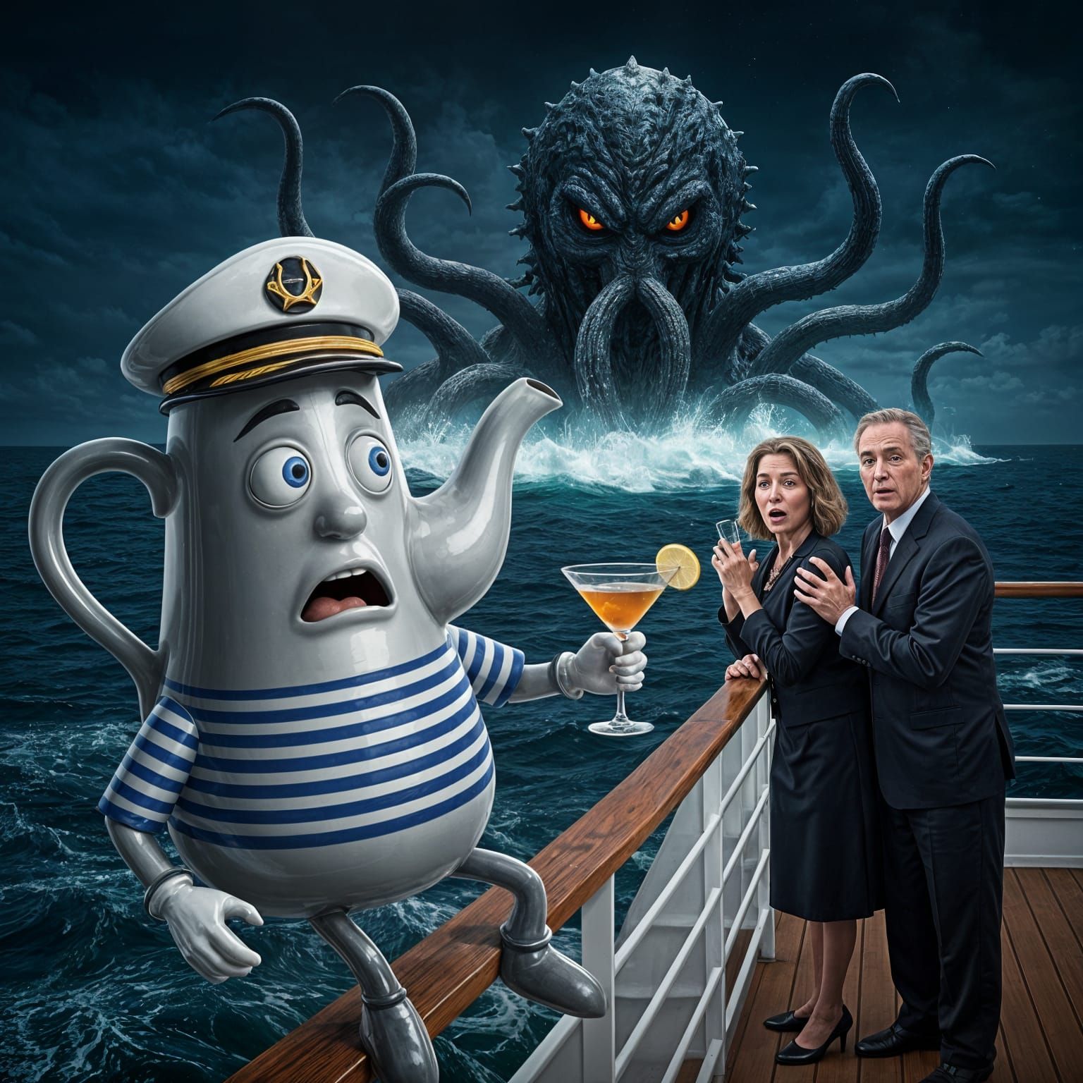 Terrified Teapot's Kraken Encounter on Cruise Ship
