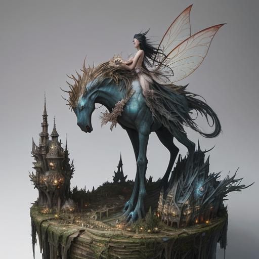 Epic Fairy City Underdark Fantasy Art