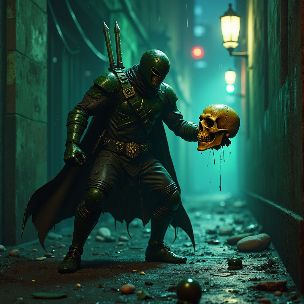 Ninja Specter's Victory in Gotham: A Dark Fantasy