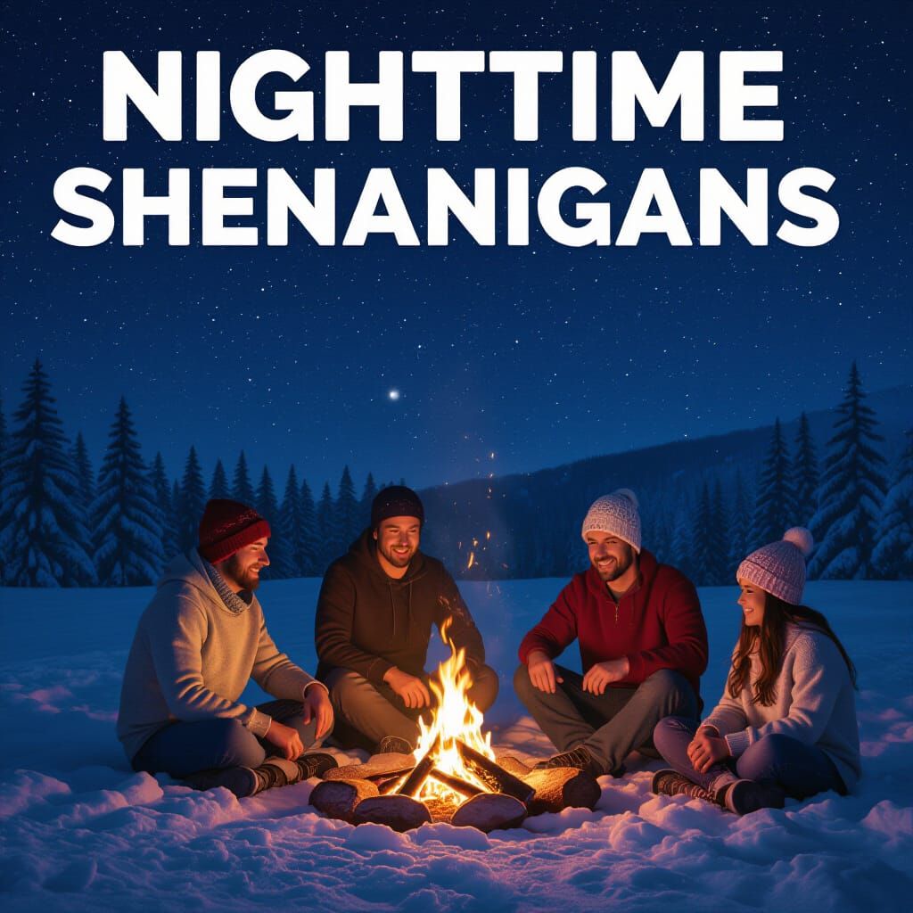 Nighttime Shenanigans: An AI Interpretation