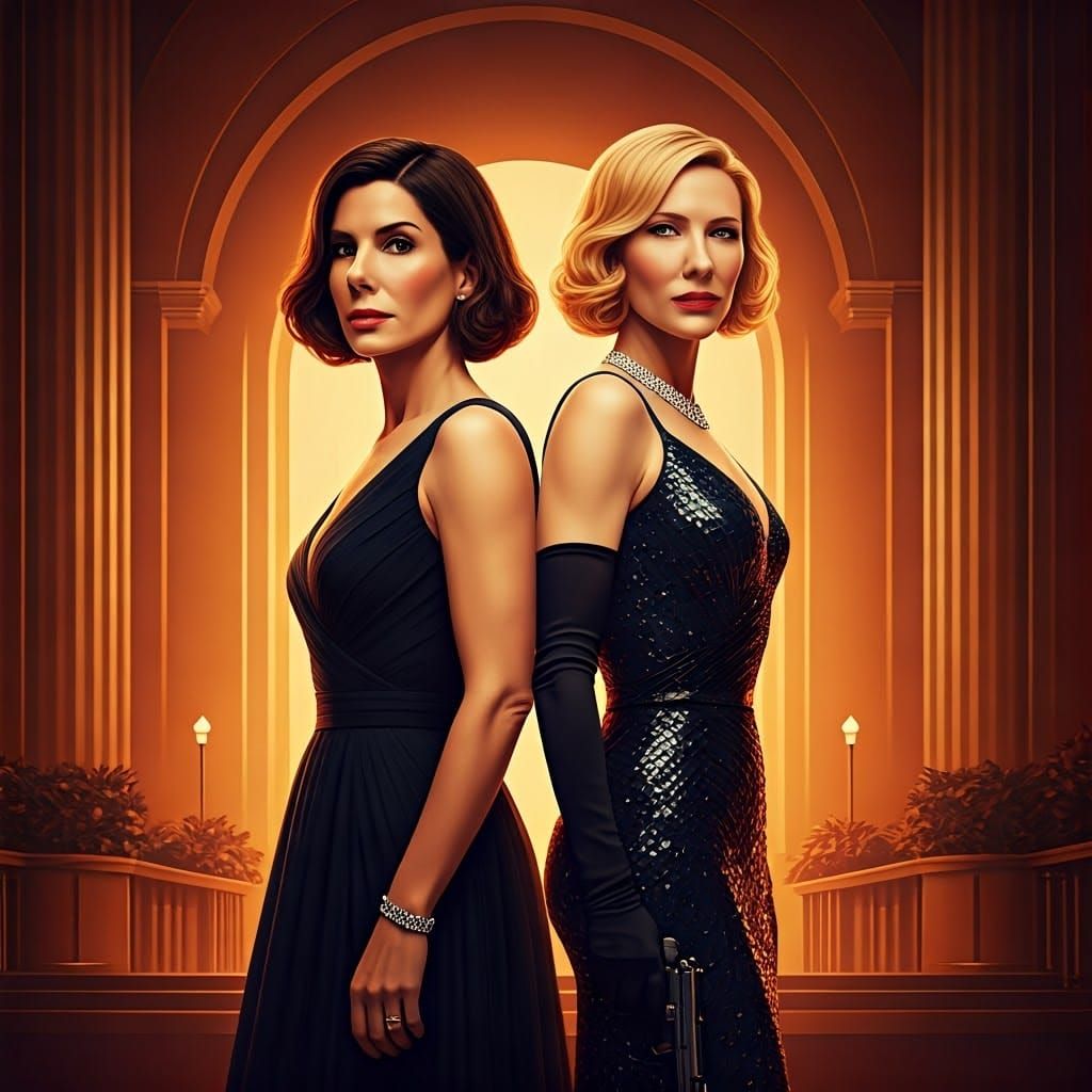 The Oceans 8th, the movie with  Sandra Bullock and Kate Planchet in the lead characters in the film