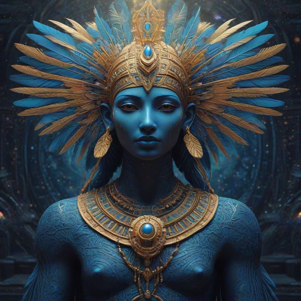 Golden God of Wisdom Enters Amenti