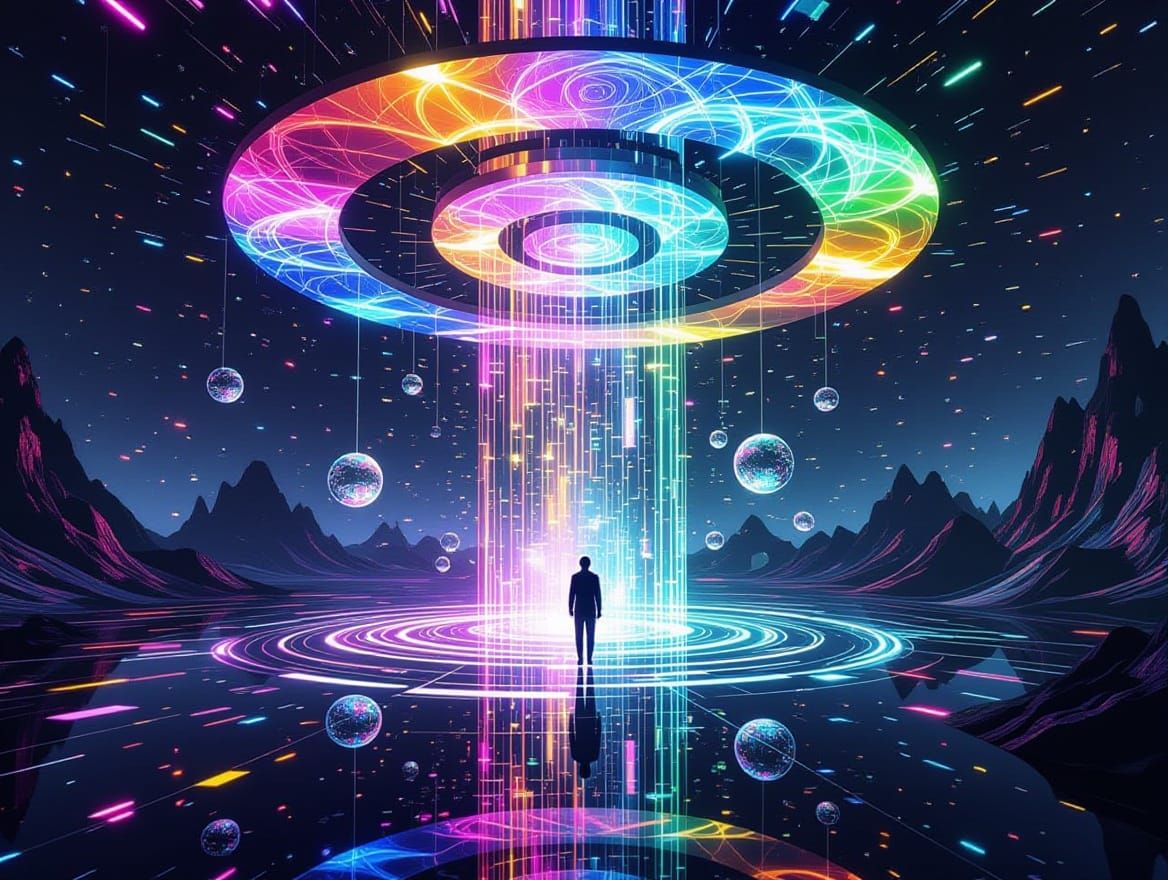 lab-tech 3D nouveau centrifugalscape halo diurnal motion sequinfluid vitrailfluid potentially curious protoconformation ...