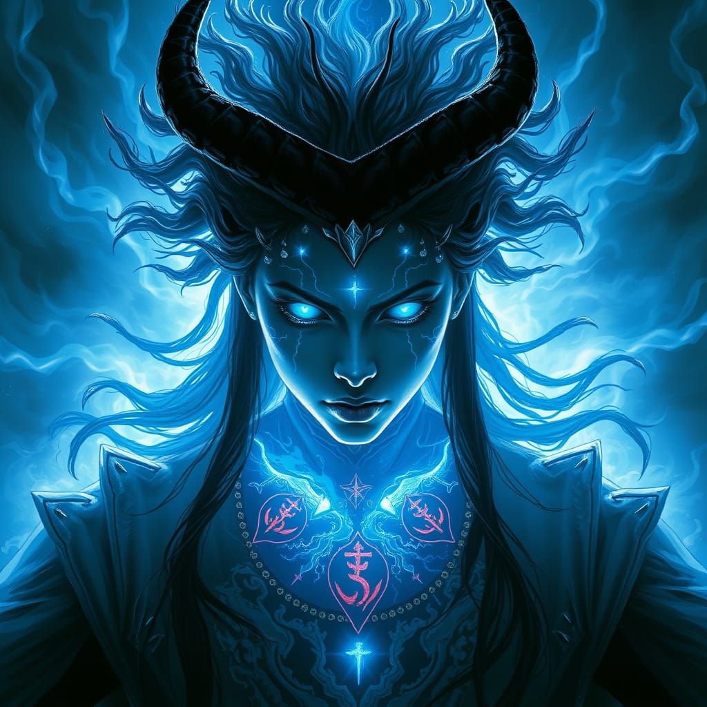 Mystical Warrior Transforms into Blue Super Sayyjin