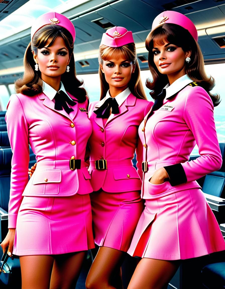 Brigitte Bardot, Laura Gemser, Claudia Cardinale as Flight A...