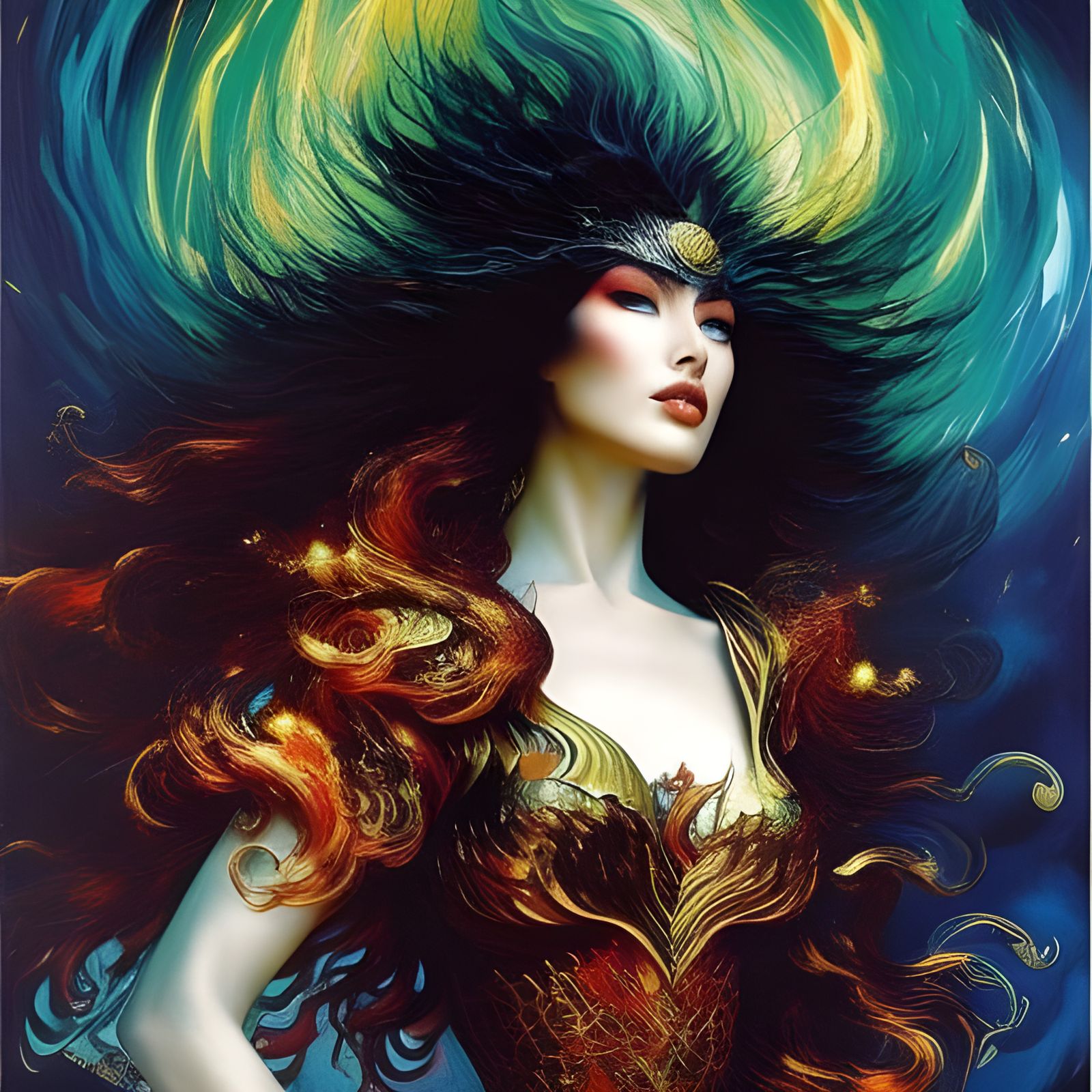 Godess of wind and waves