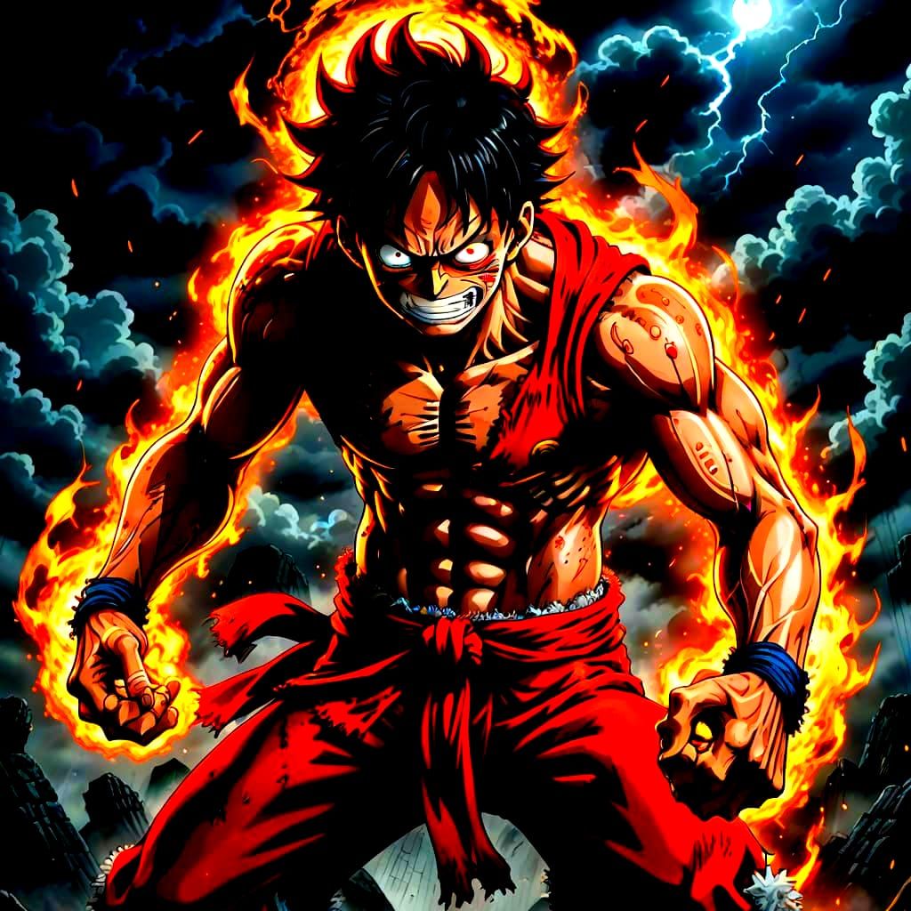 Luffy's Gear Second Form Unleashes Anime Power