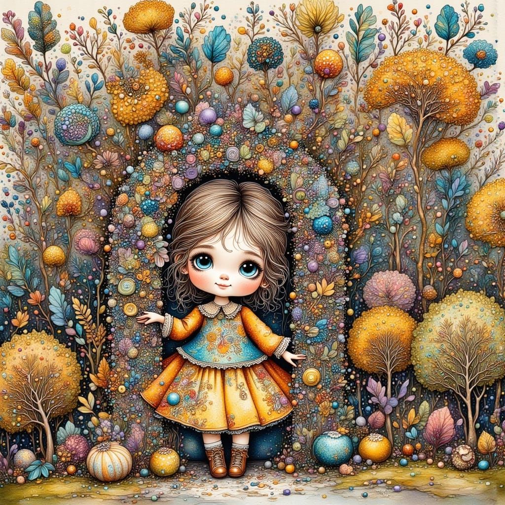 Whimsical Cuties in the Style of Tove Jansson and Grandville