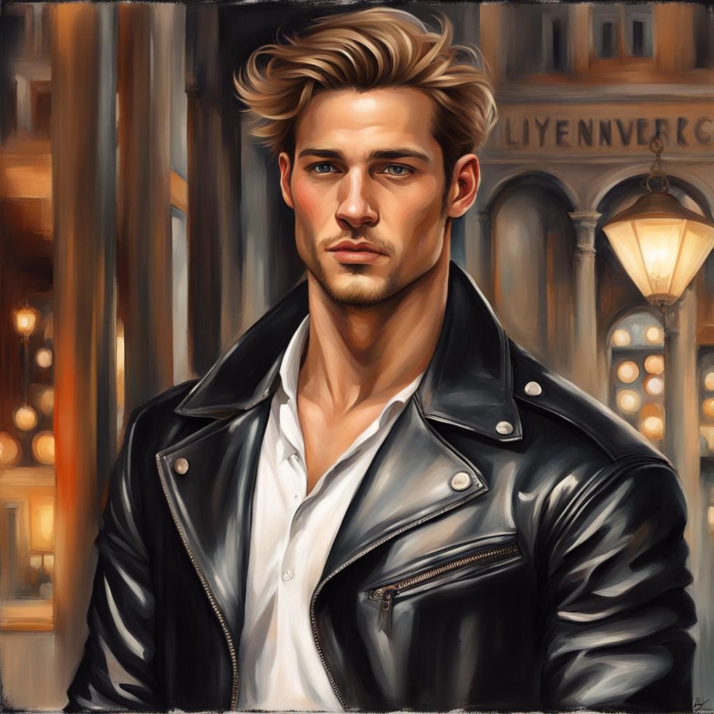 Beautiful JC Leyendeck style painting of a handsome 25 year ...