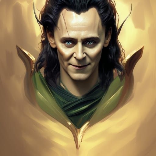 Loki God of Mischief Portrait in Unreal Engine 5