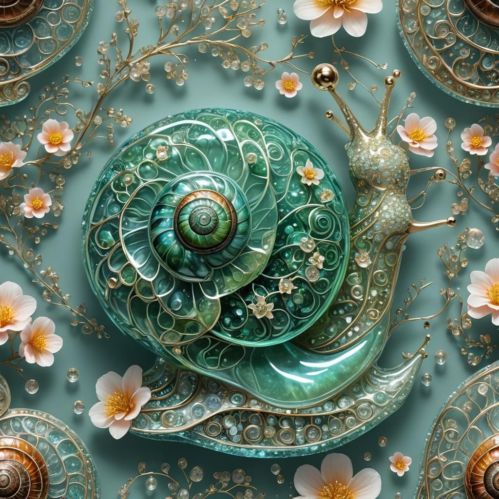 Jade snail