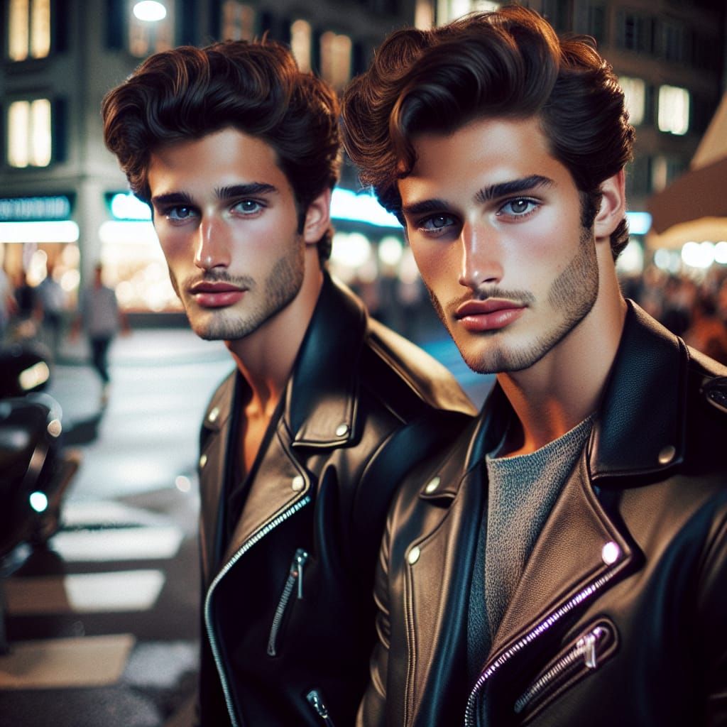 Handsome Italian Brothers in Zurich Nightlife