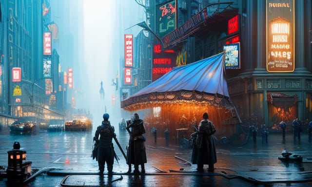 Joyous Surprise in Shattered Glass: Comic Book Style