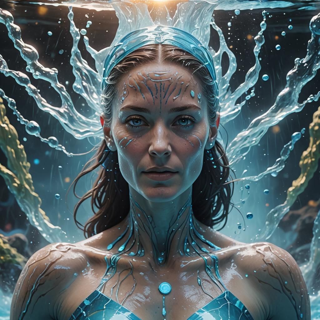 Dr. Manhattan's Karma Koenig in Hyperrealistic 3D