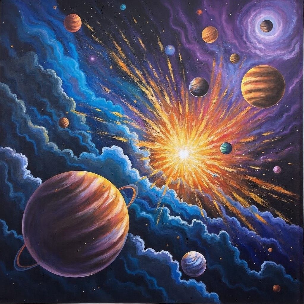 Cosmic Catastrophe: Planets Collide, Stars Explode