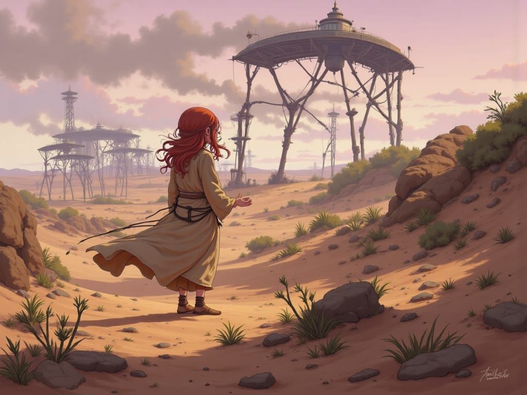 AI Art Generator: Painterly Ghibli Style