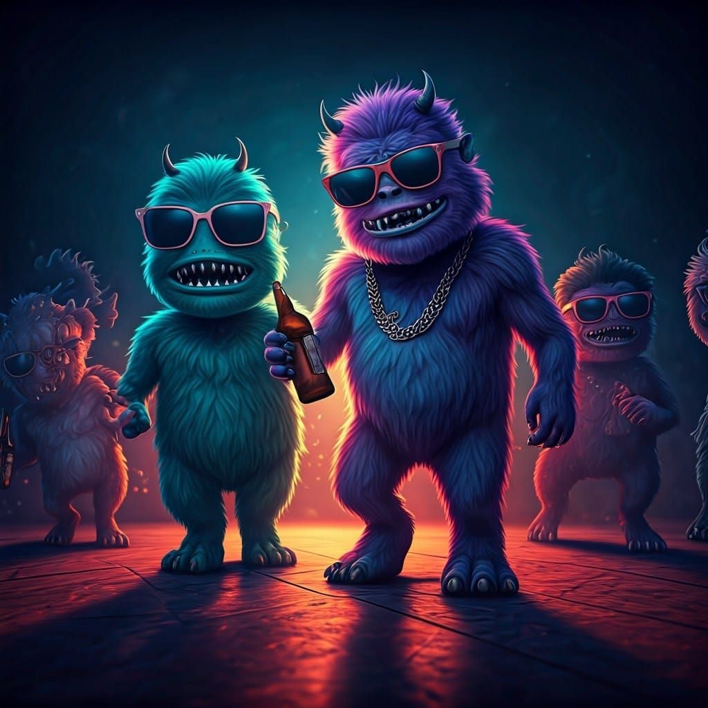 Funny monsters