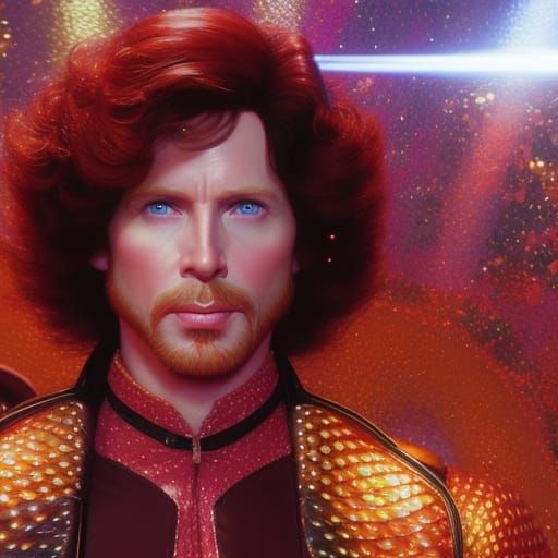 Freckled Man with Red Hair in Renaissance Style