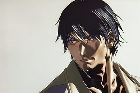 Tetsuo Kurata as Kyo Kusanagi: Character Concept Art