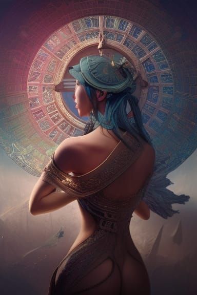 Majestic Hourglass in Hyperdetailed Cinematic Style