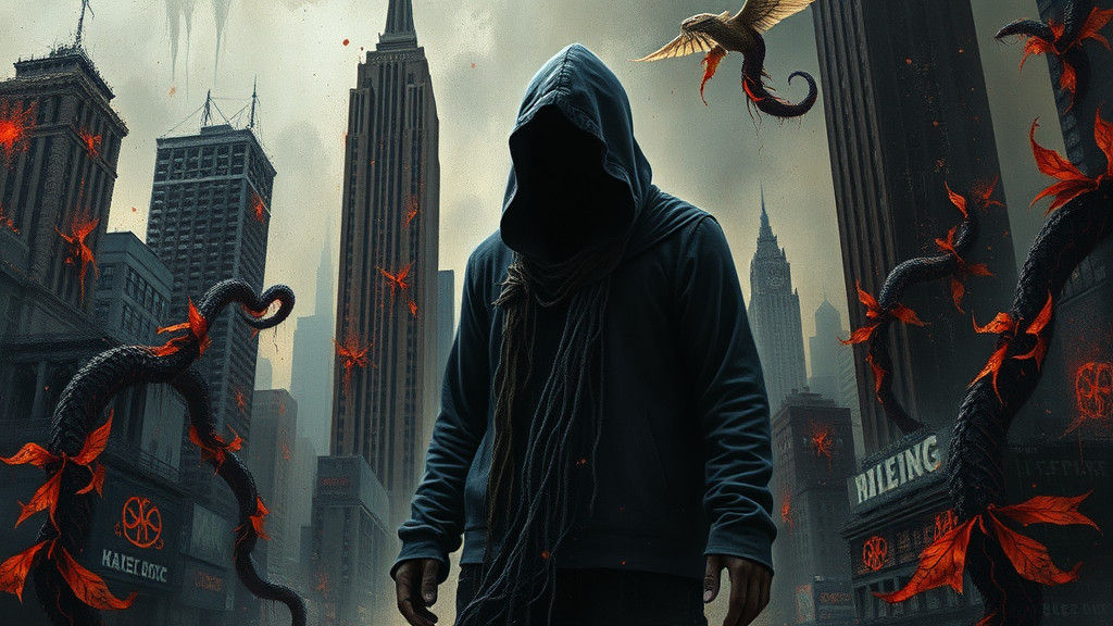 Decaying Dystopian City: Spirit of Fear in Art Deco