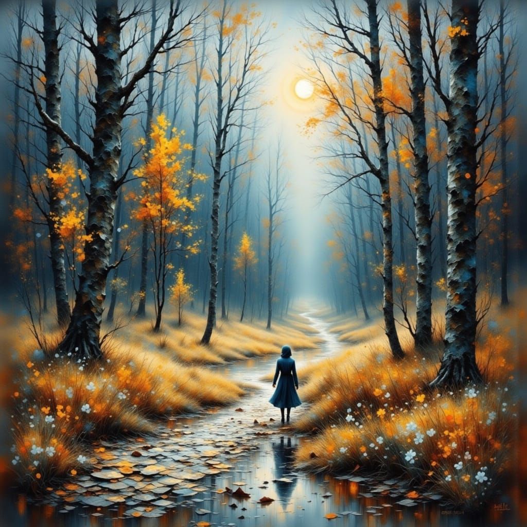 Ethereal Watercolor: Missing Persons Portrait