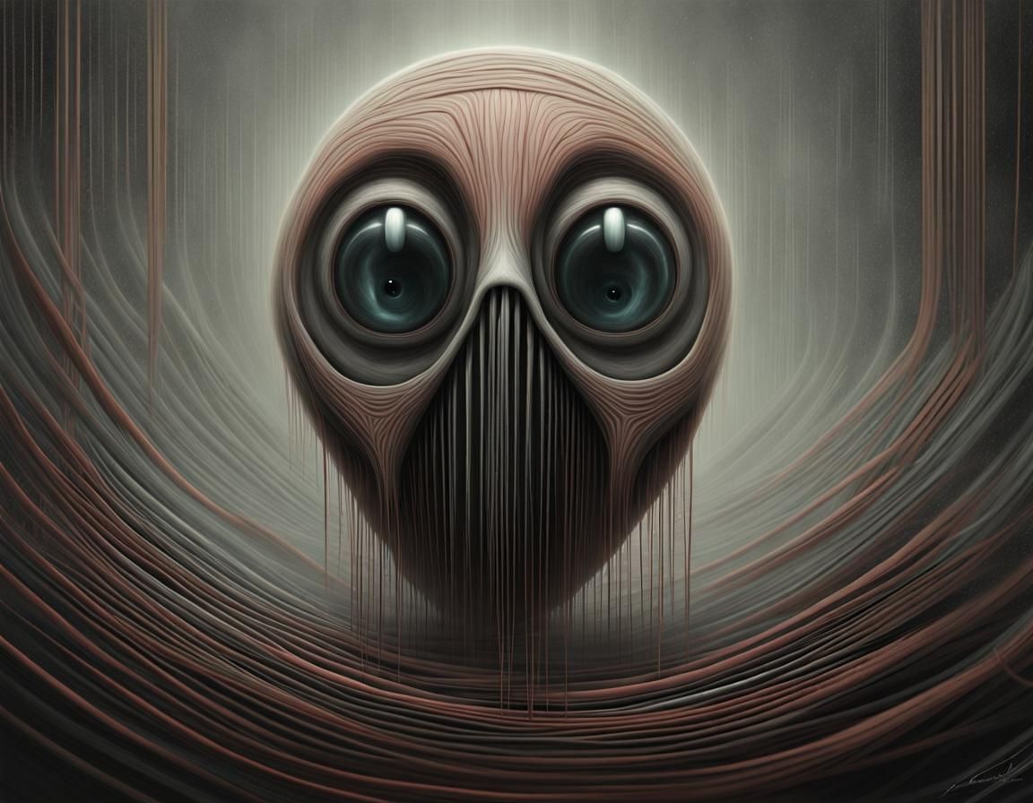 Abstract Mixed Media Art in Bold Digital Style