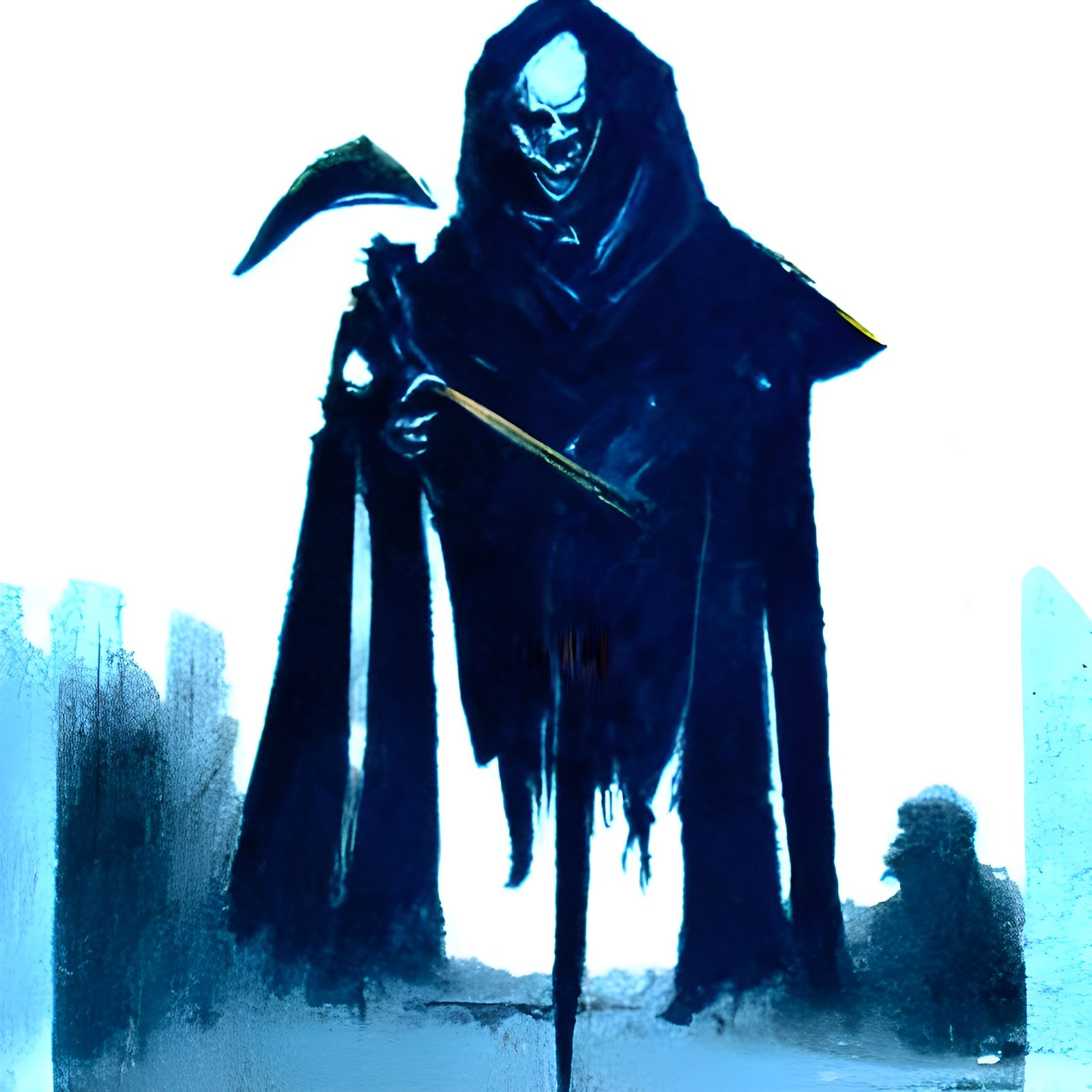 Sinister Grim Reaper Illustration